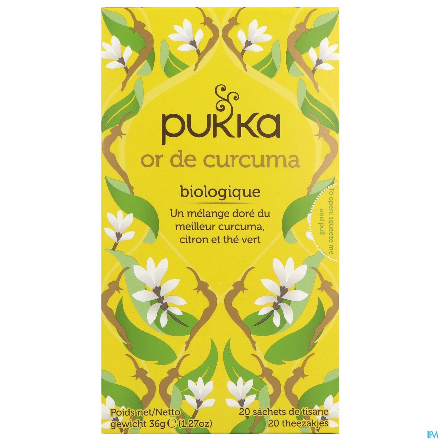 Pukka The Vert Or De Curcuma Bio Sachet 20