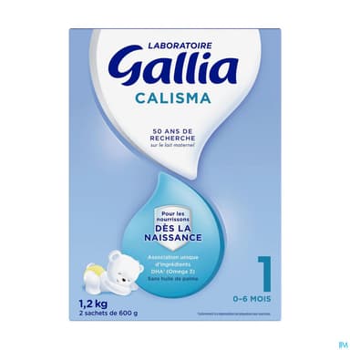 GALLIA CALISMA 1AGE LAIT PDR 1200G