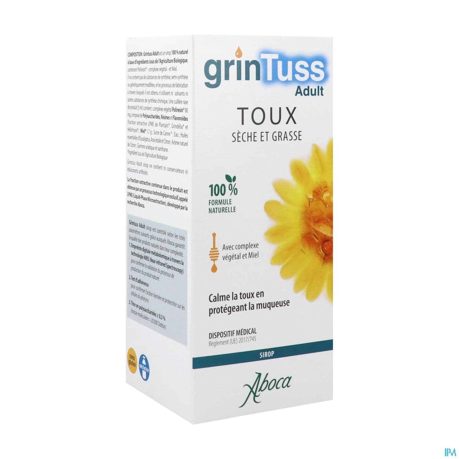 GRINTUSS TOUX SIROP AD FL 180G