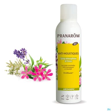 Pranarom Aromapic Spray Antimoustique Atmosphere Et Tissus 150ml