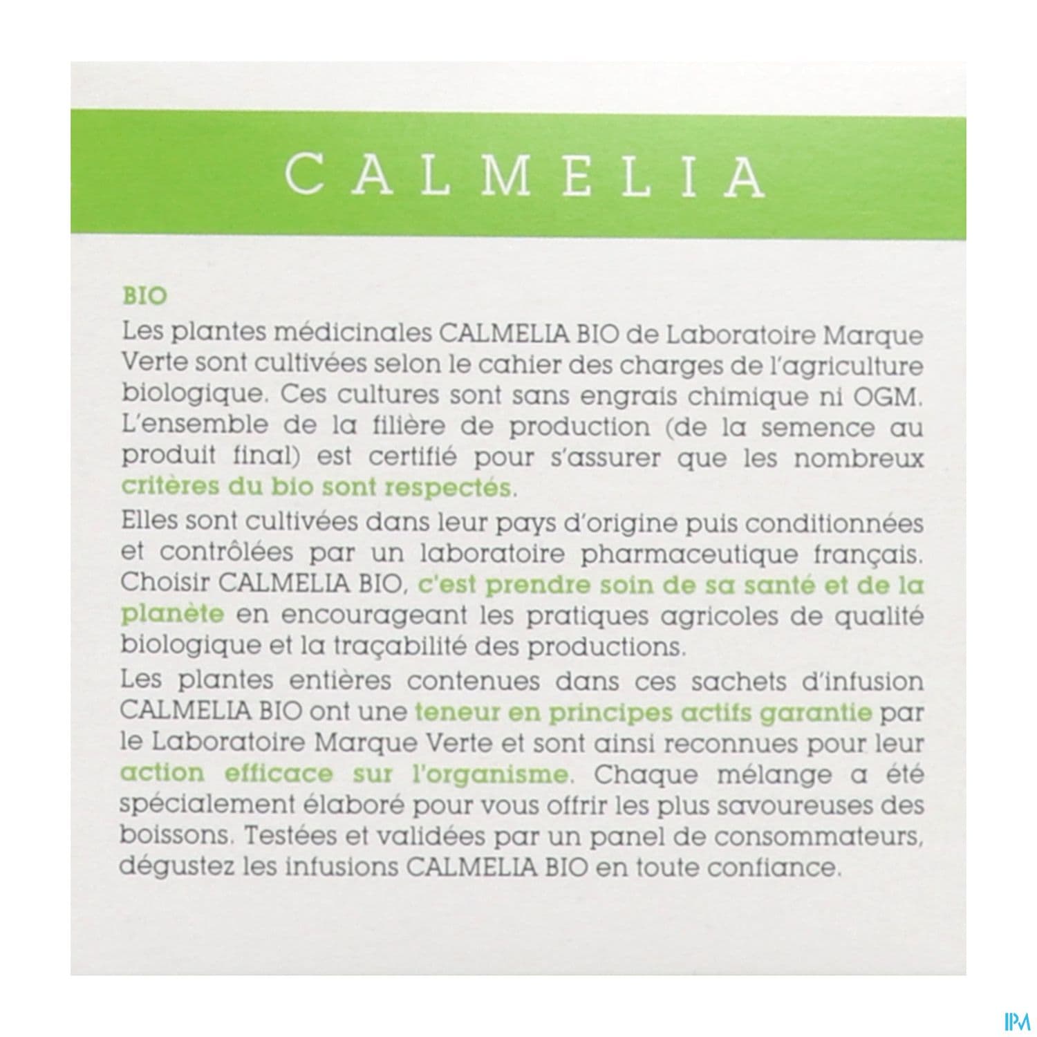 CALMELIA BIO INFUS VERVEINE SACH15