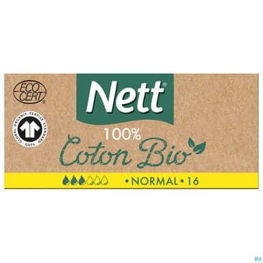 TAMPON NETT BIO DIGITAUX NORM 16
