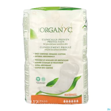 ORGANYC MATERNITY 1ER JOURS 12U