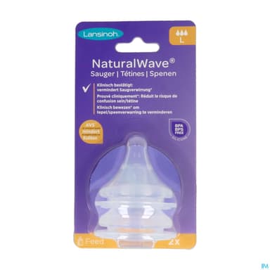 LANSINOH TETINE NATUREL WAVE RAP 2