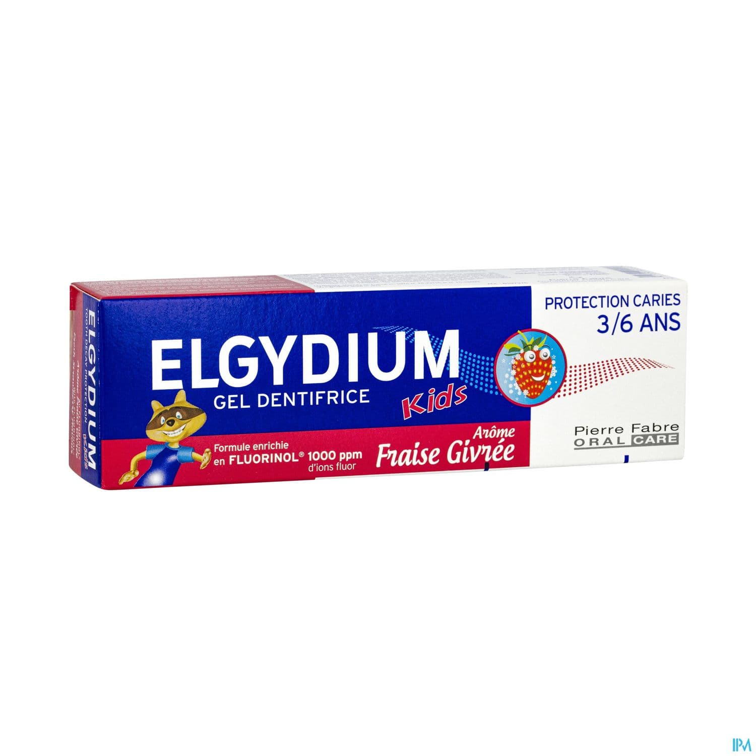 Elgydium Kids Protection Caries Gel 3/6ans Fraise Givree 50ml