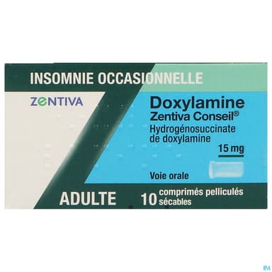 Doxylamine Zentiva Conseil 15mg Comprime Secable 10