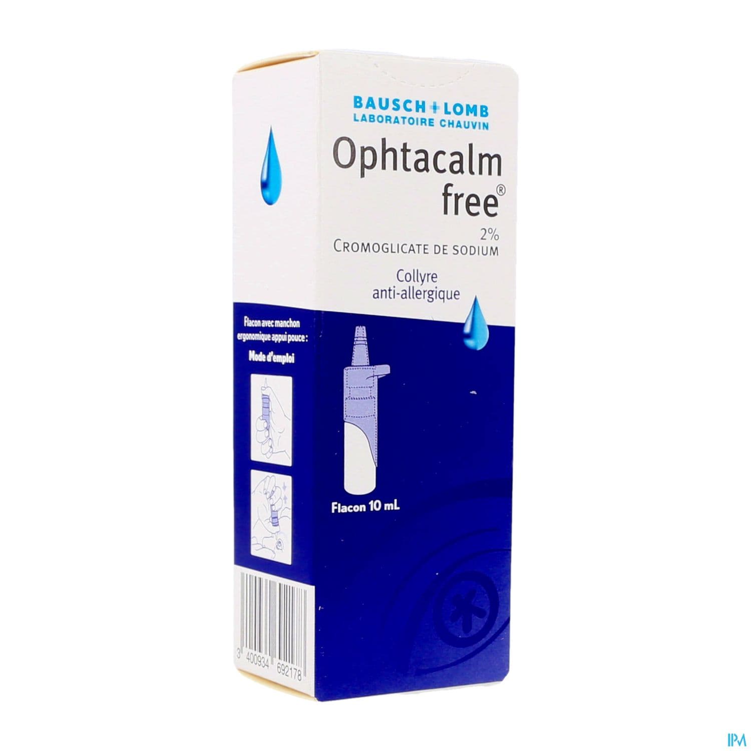 Ophtacalmfree 2% Collyre Solution 10ml