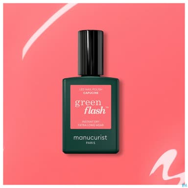 Manucurist Green Flash Vernis A Ongles Capucine 15ml