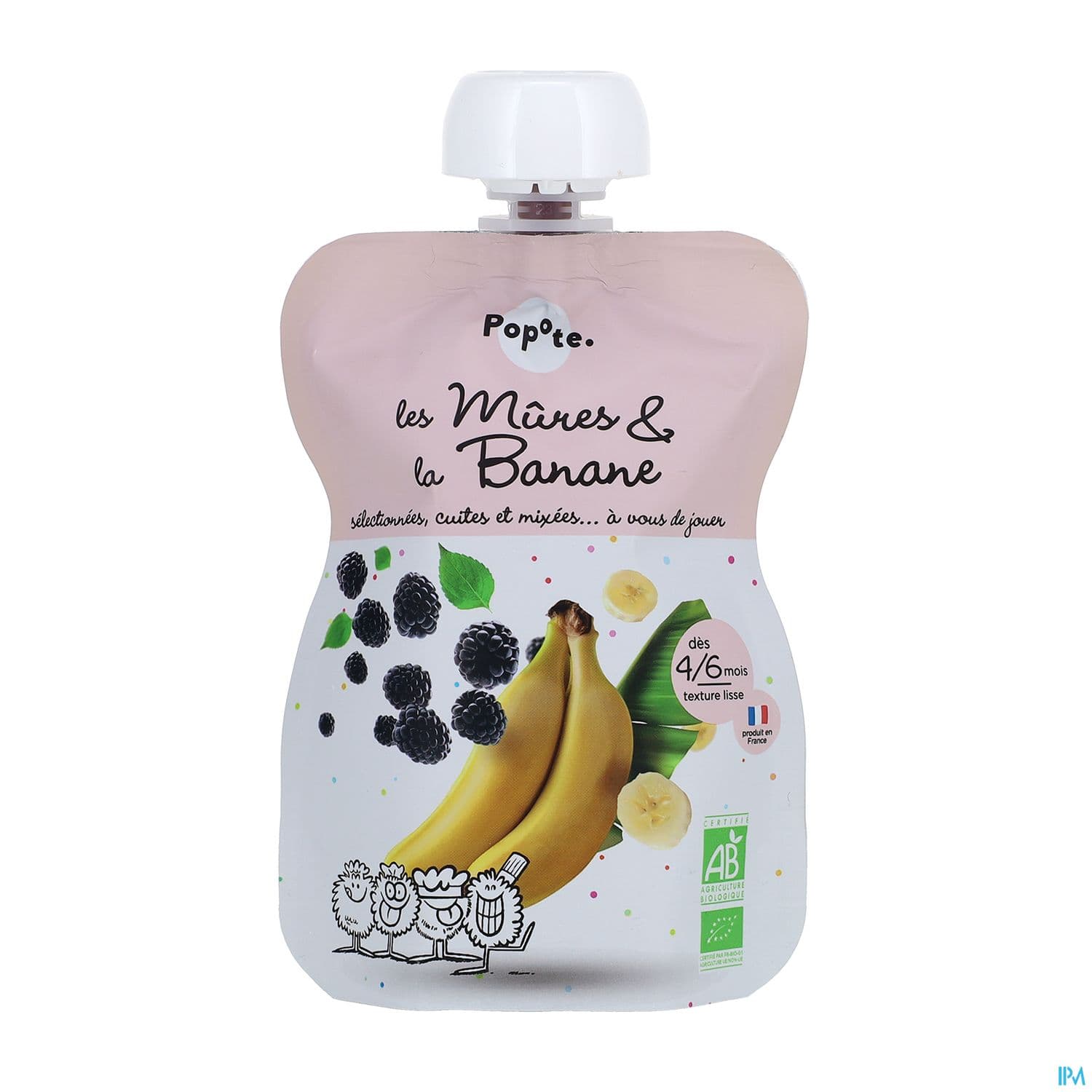 Popote Gourde Mures Banane 120g