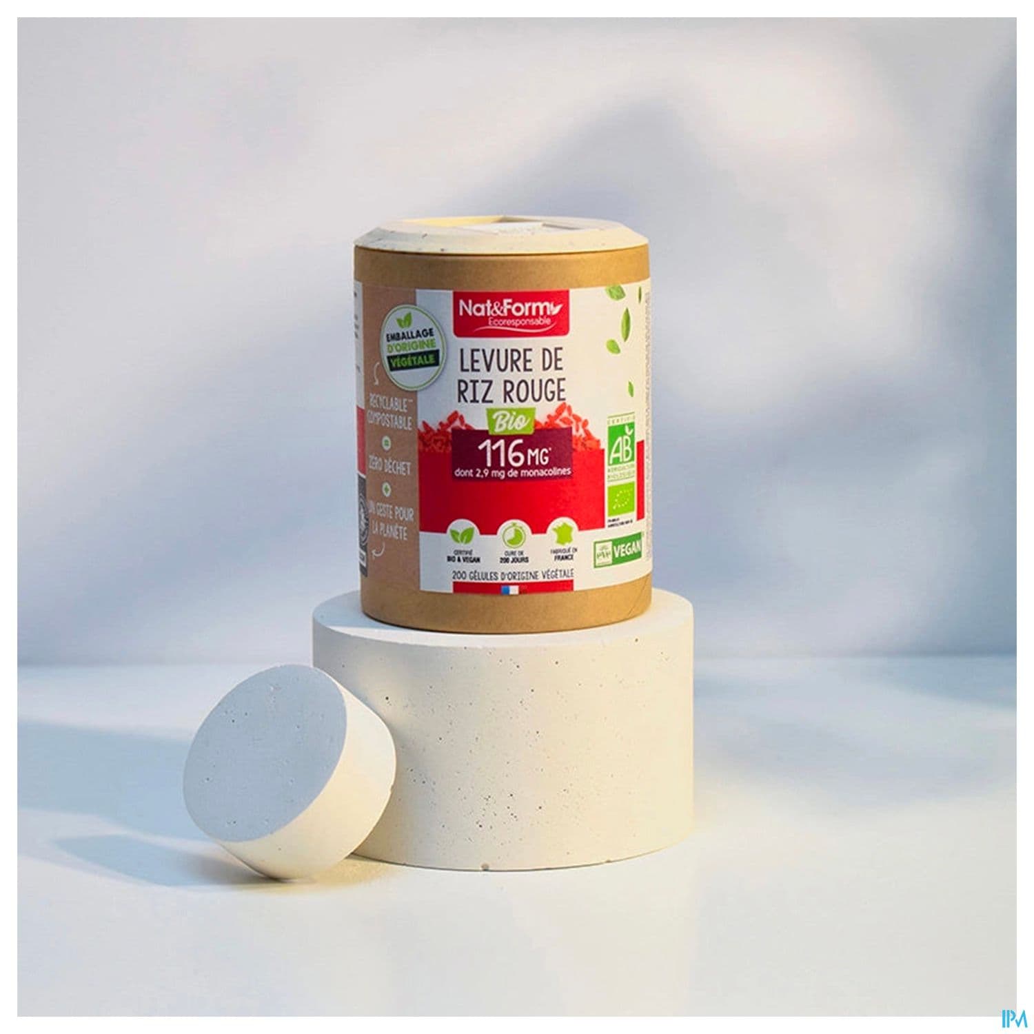 Nat Et Form Ecoresponsable Levure De Riz Rouge Bio Gelule Vegetale 200