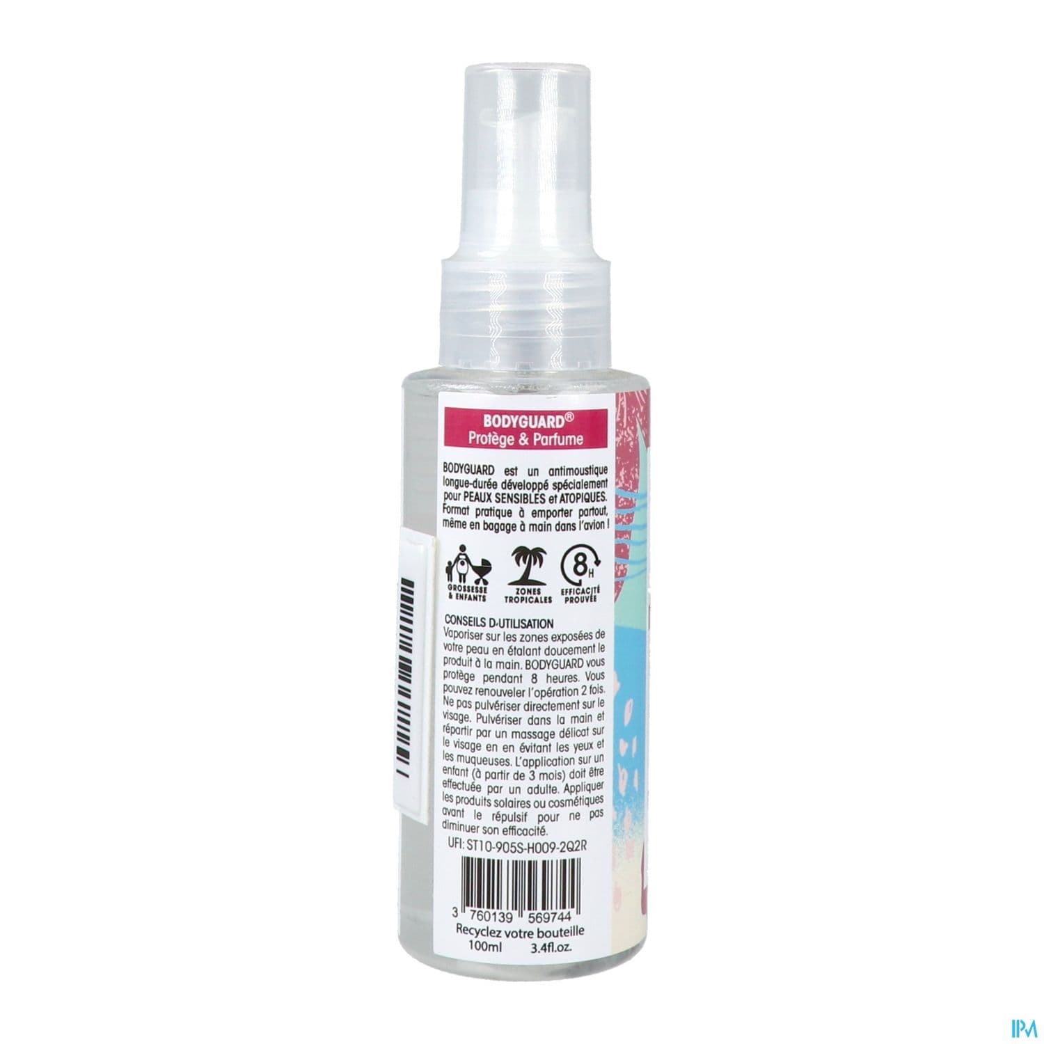 Body Guard Spray Antimoustique Peaux Sensibles 100ml