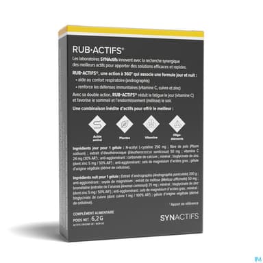 Synactifs Rubactifs Gelule 12