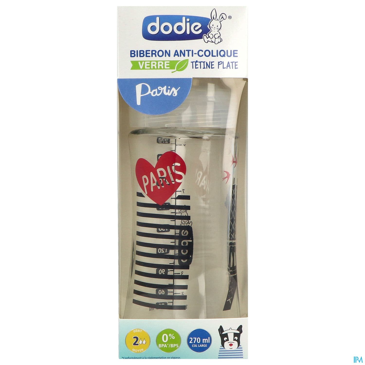 DOD BIB SENS+VER270ML PARIS -6M