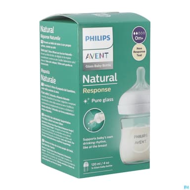 BIB AVENT NAT RESPONSE VERRE 120ML