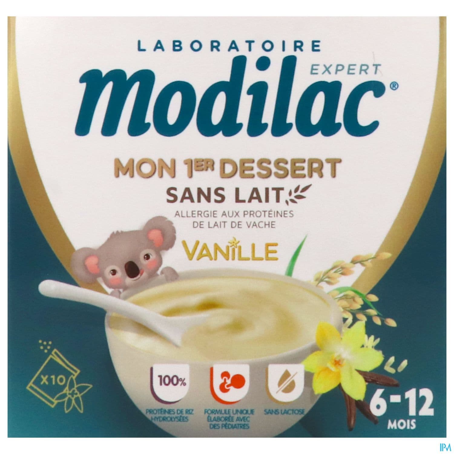 Modilac 1er Dessert Sans Lait Poudre Vanille 6mois Sachet 10