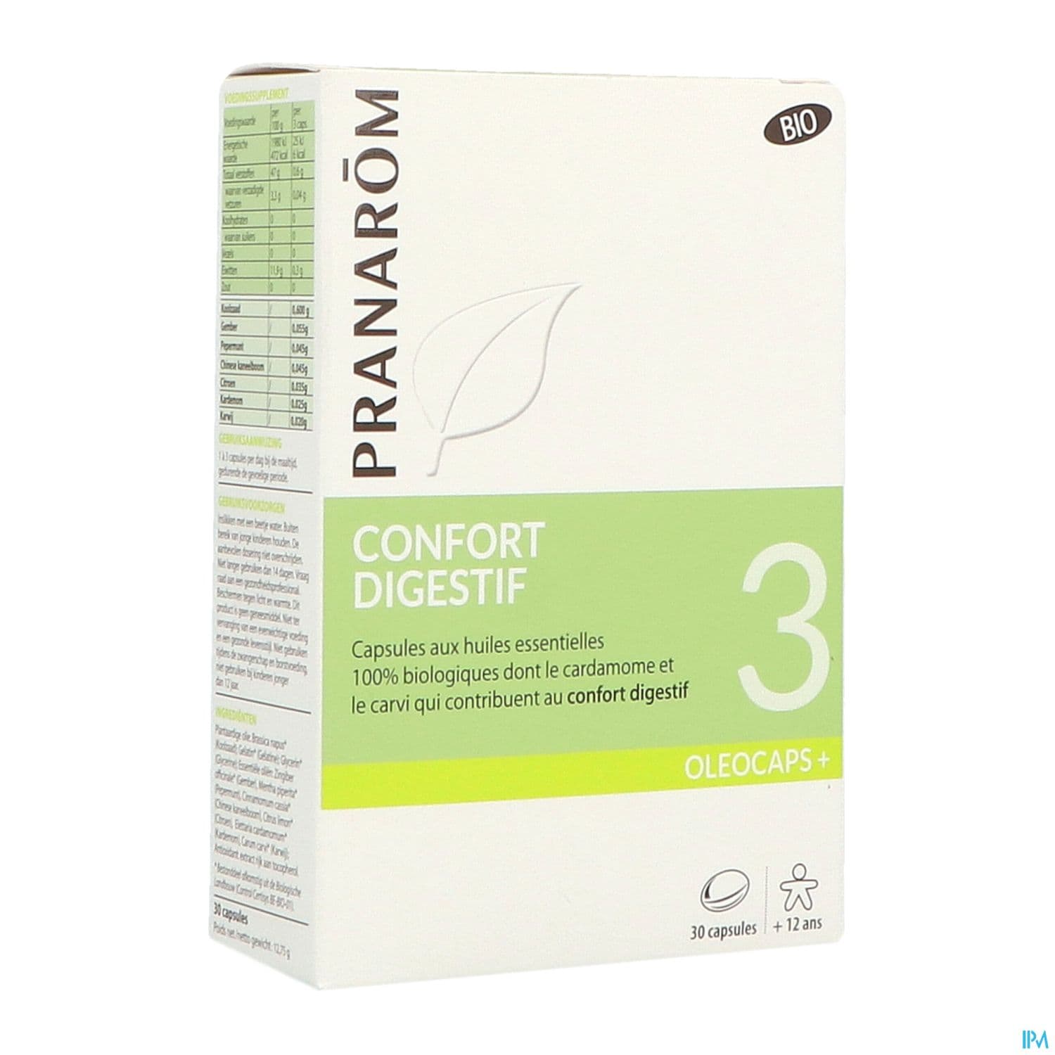 PRANAROM OLEOCAPS+3 DIGEST CAP30