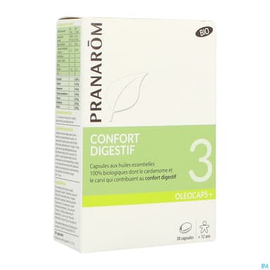PRANAROM OLEOCAPS+3 DIGEST CAP30