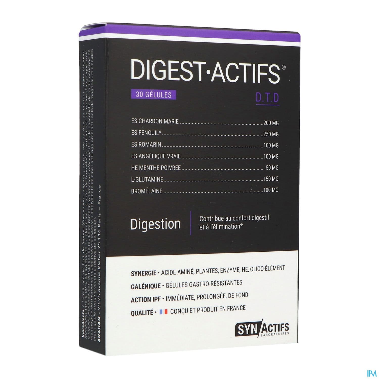 Synactifs Digest Actifs Bio Gelule 30