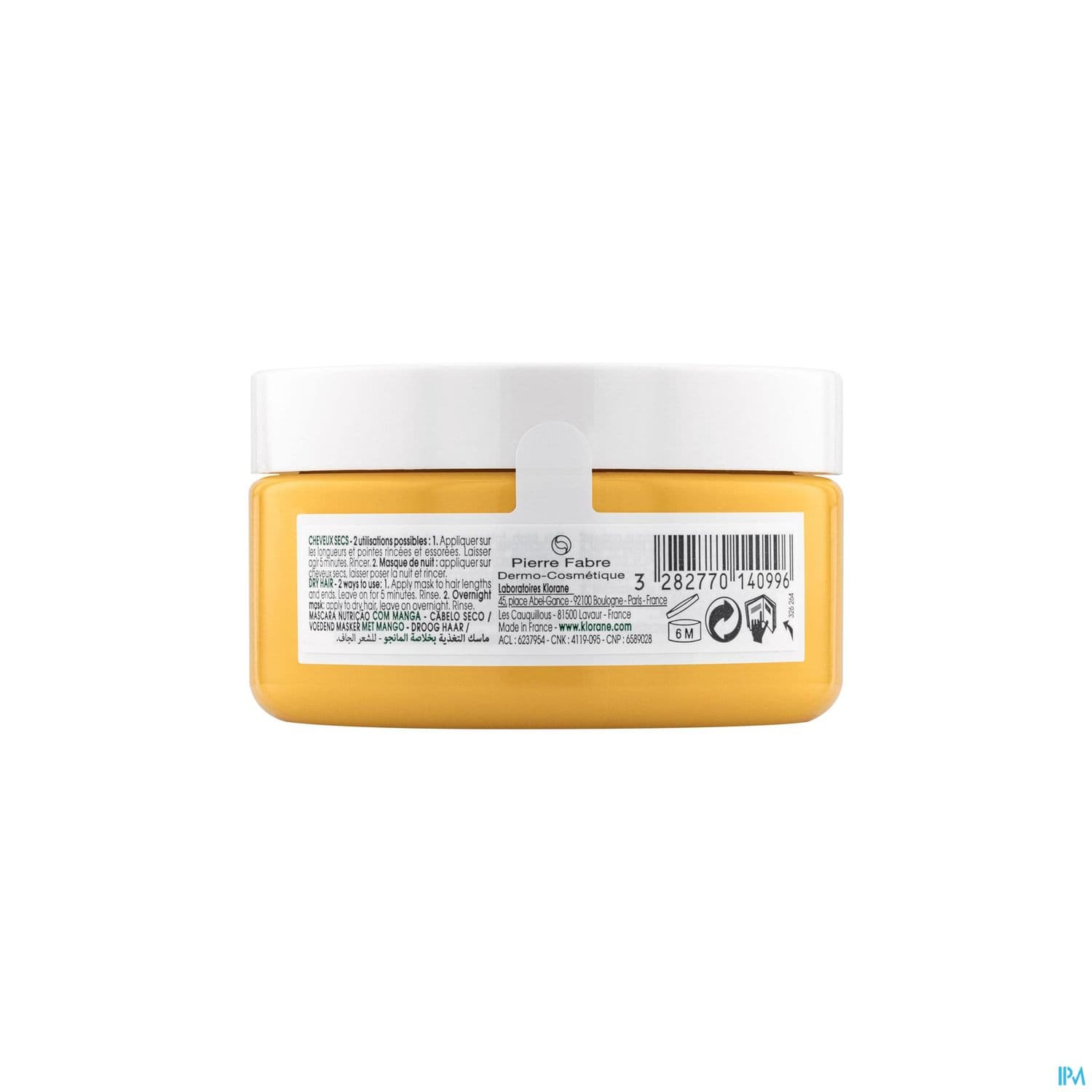 KLORANE MASQ BEUR MANGUE POT150ML