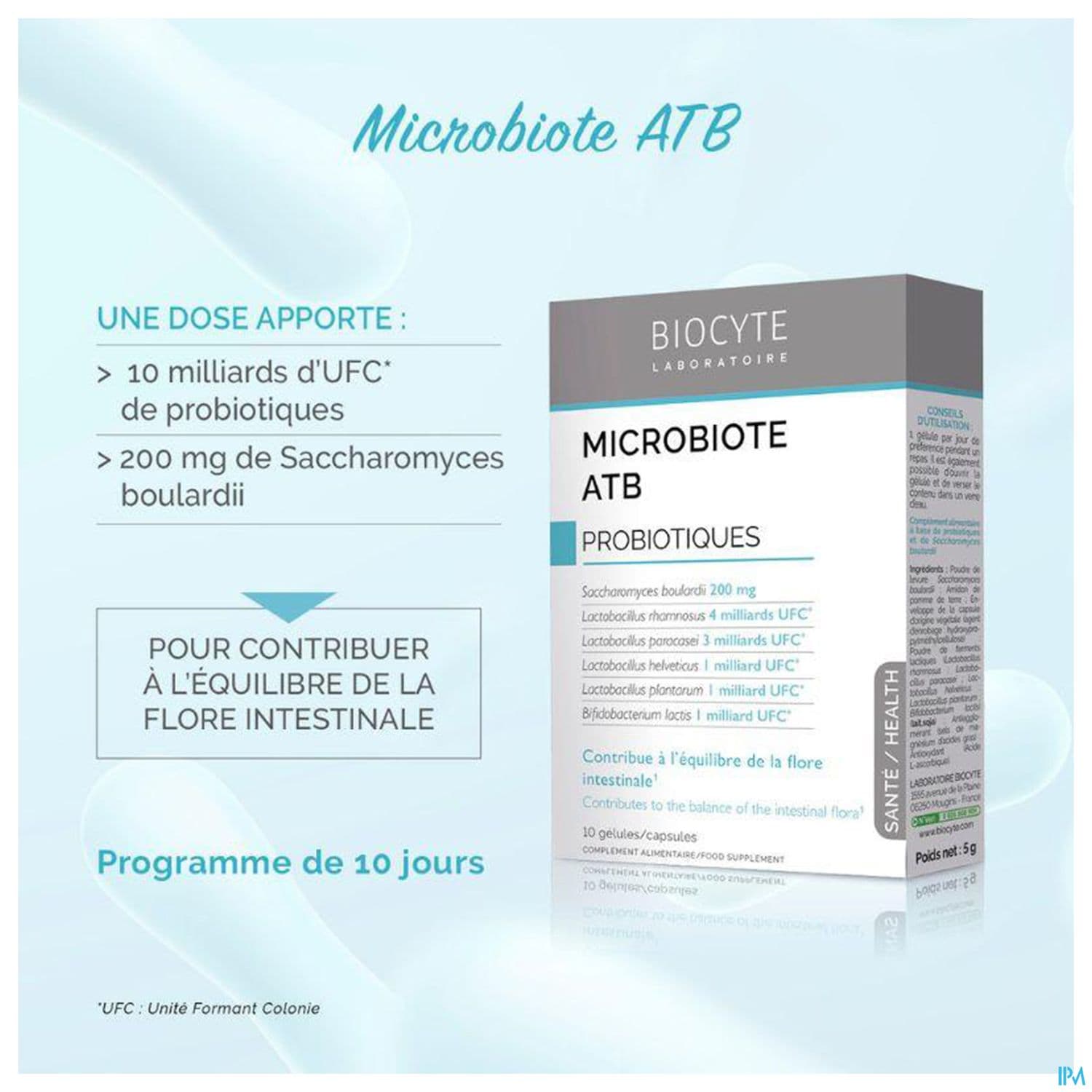 BIOCYTE MICROBIOTE ATB GELUL10