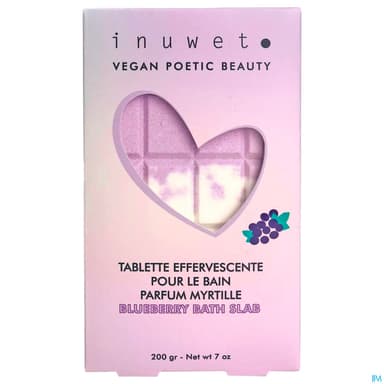 INUWET TABLETTE BAIN MYRTILLE 200G