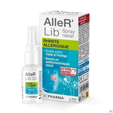 3c Pharma Aller'lib Spray Nasal 15ml