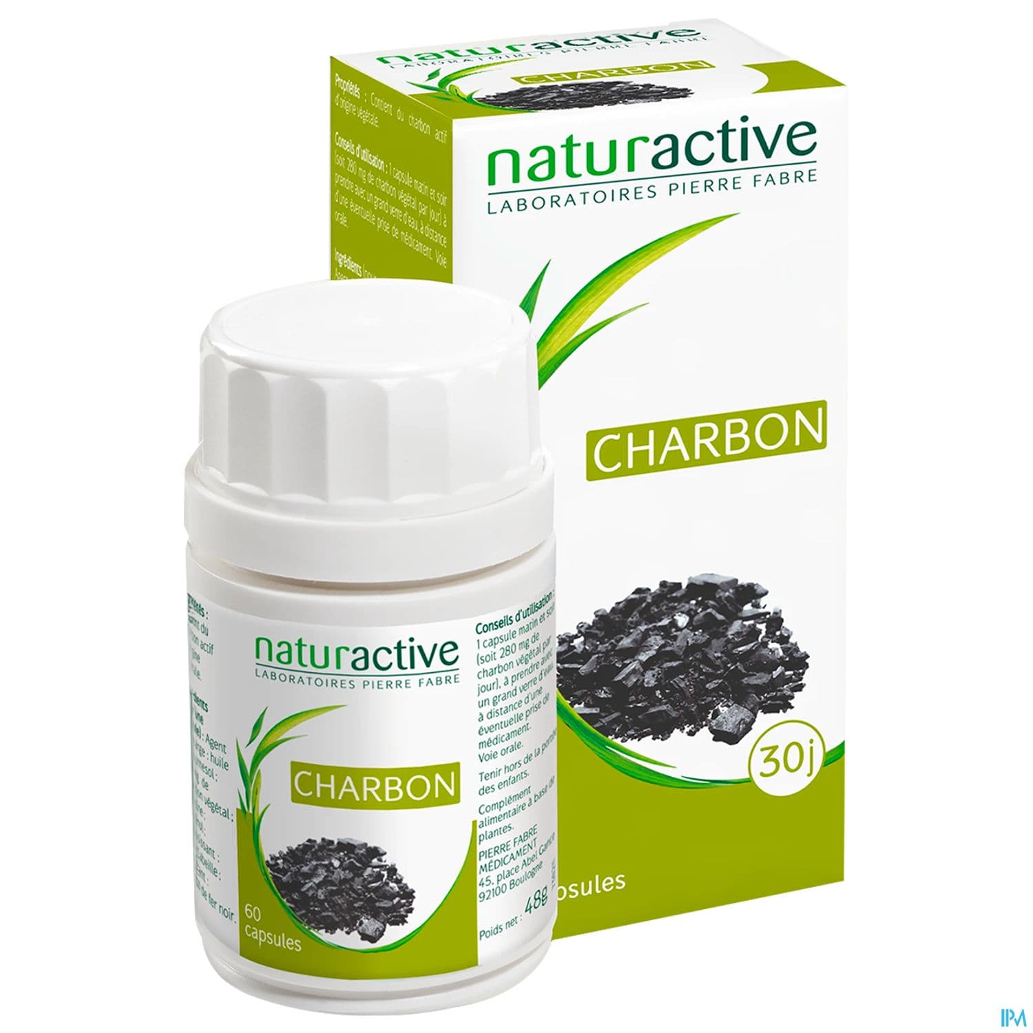 NATURACTIVE CHARBON VEG BIO CAPS60
