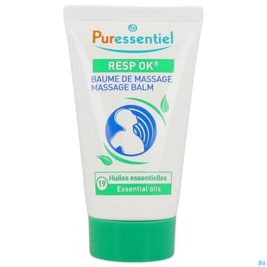 Puressentiel Baume De Massage Resp Ok Aux 19 Huile Essentielle 50ml