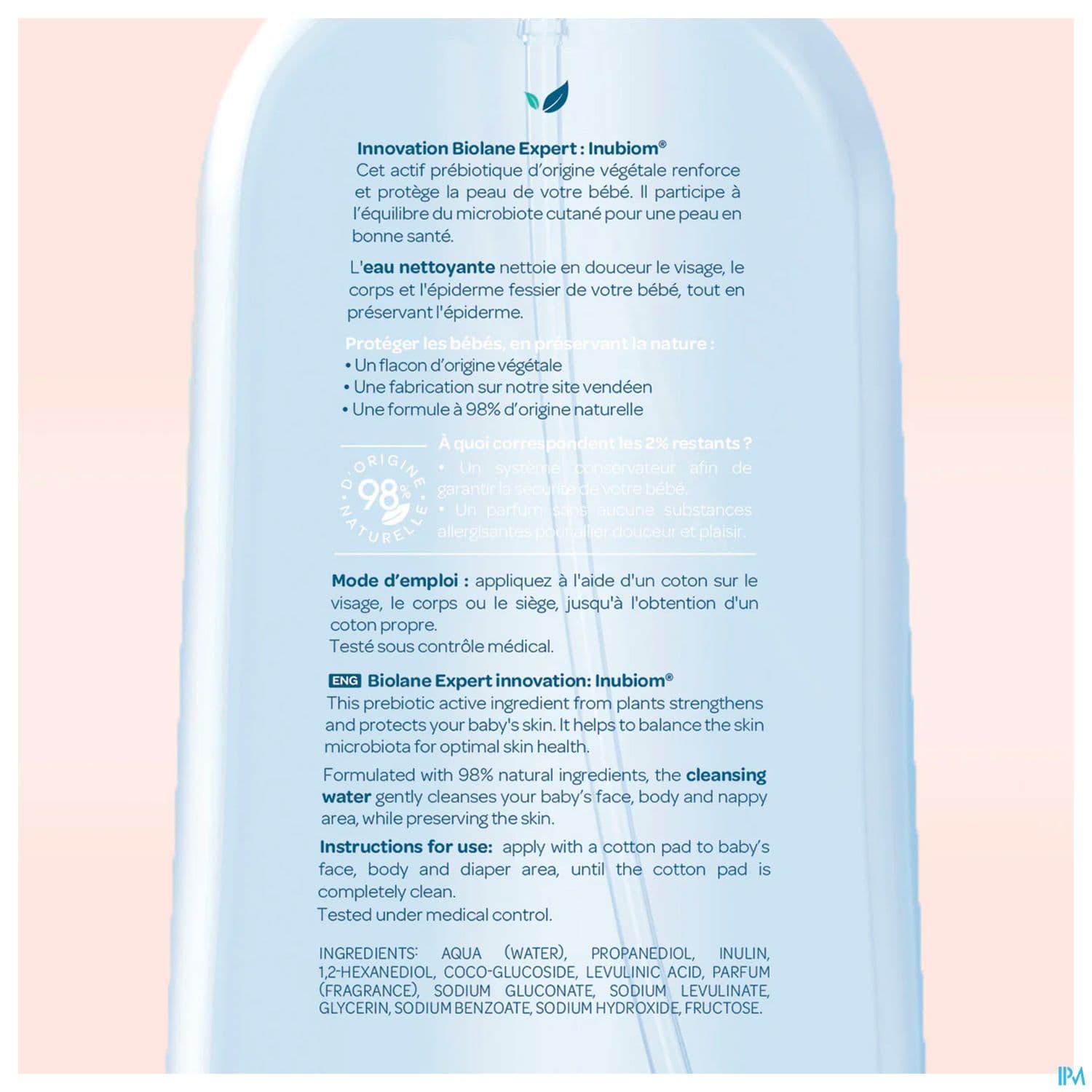 BIOLANE EXPERT EAU NETT 500ML