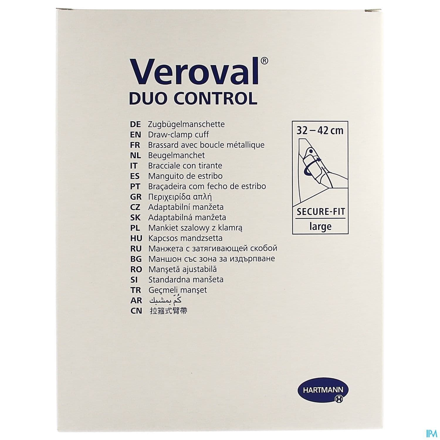 Hartmann Veroval Duo Control Brassard Pour Tensiometre Bras l
