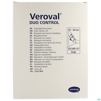 Hartmann Veroval Duo Control Brassard Pour Tensiometre Bras l