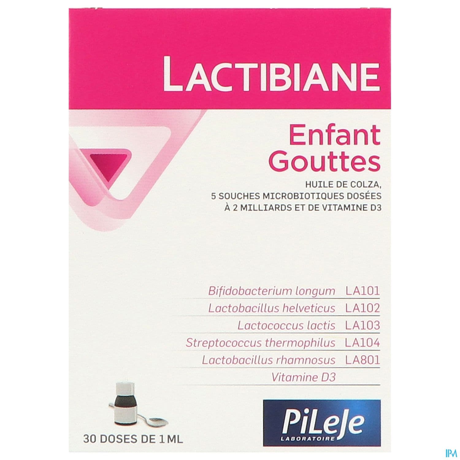 Pileje Lactibiane Enfant Gouttes 30ml