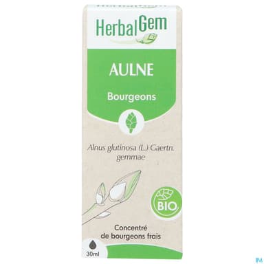 Herbalgem Aulne Bourgeon Macerat Glycerin Bio 30ml