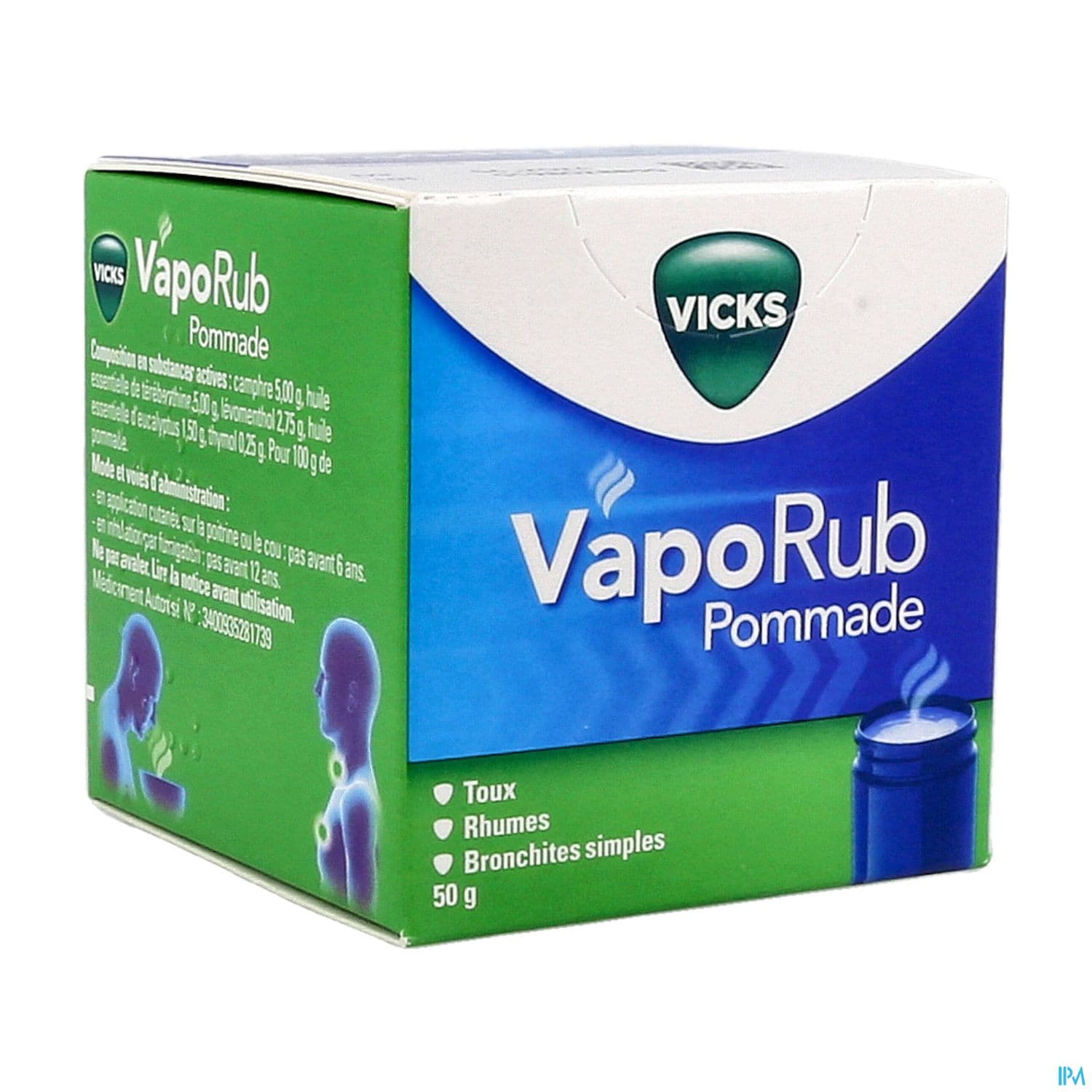 VICKS VAPORUB POT 50G