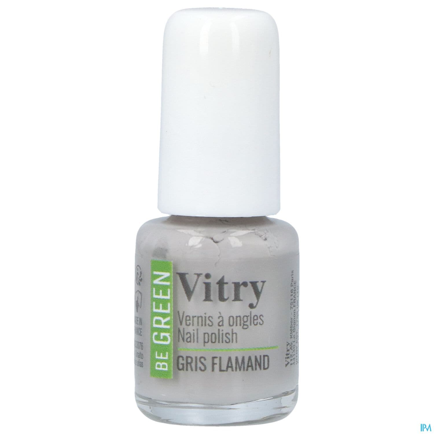 Vitry Be Green Vernis Ongles Gris Flamand 6ml