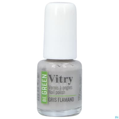 Vitry Be Green Vernis Ongles Gris Flamand 6ml