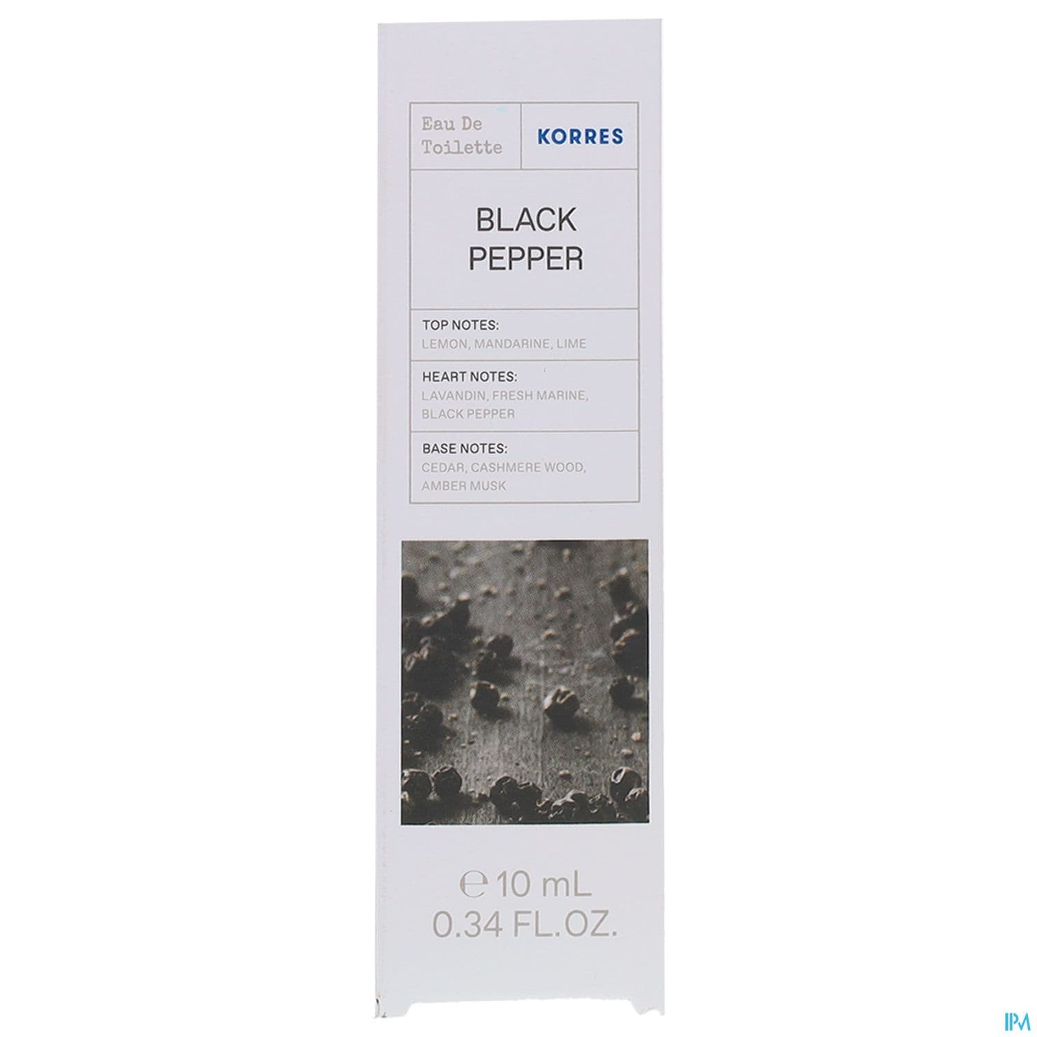 KORRES BLACK PEPPER EDT 10ML