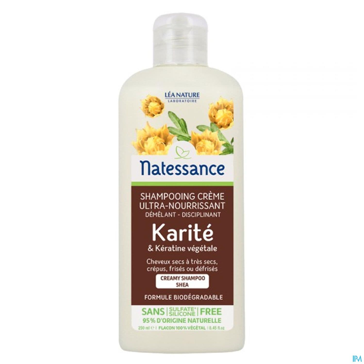 NATESSANCE SH CR KARITE/KERA 250ML