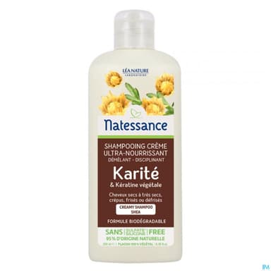 NATESSANCE SH CR KARITE/KERA 250ML