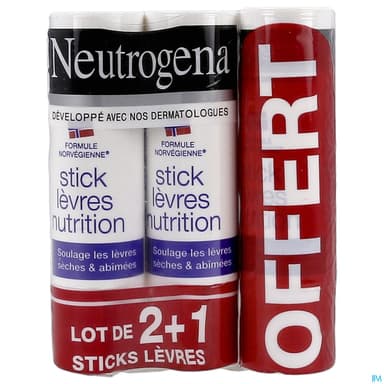 NEUTROGENA STICK LEV NUTRIT 4,8GX3