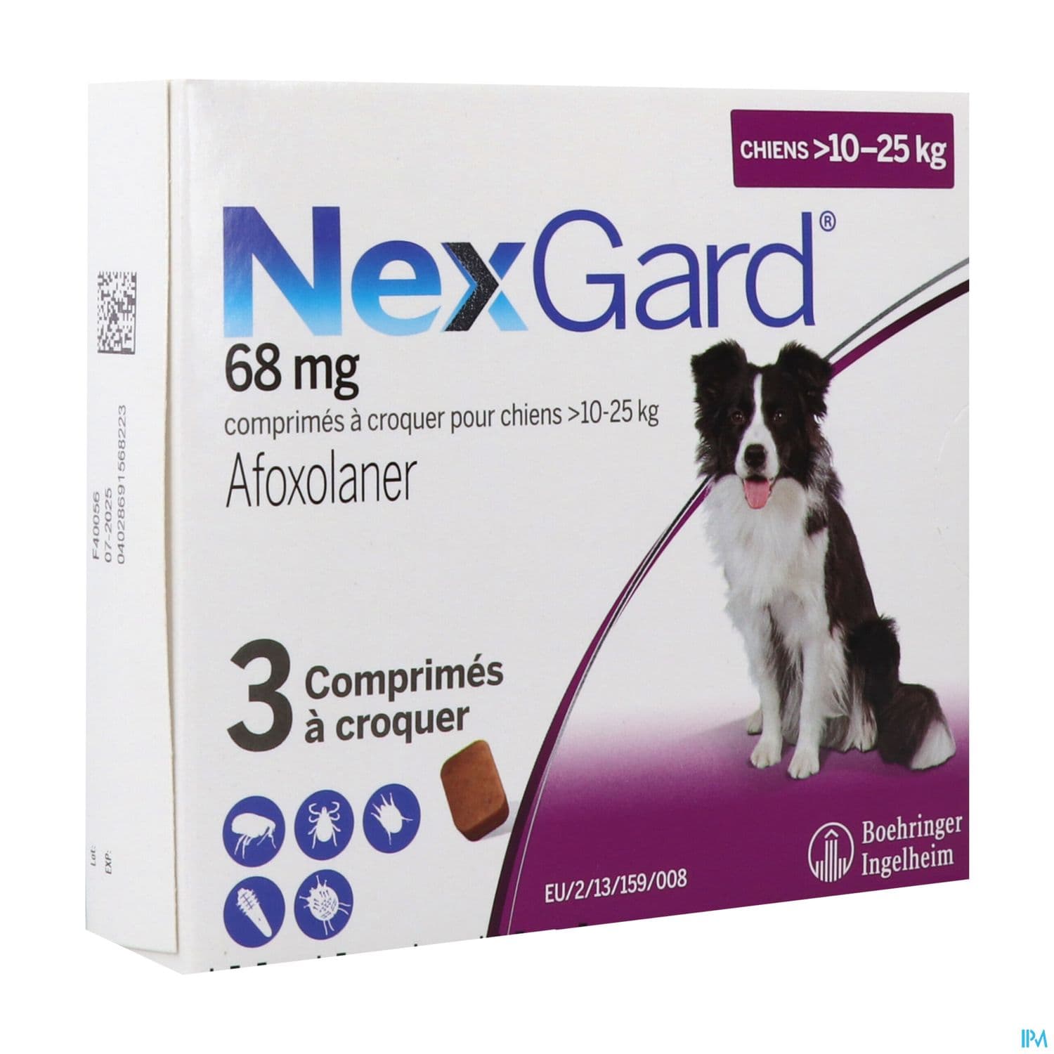 Nexgard 68mg Comprime A Croquer Chien 10/25kg 3