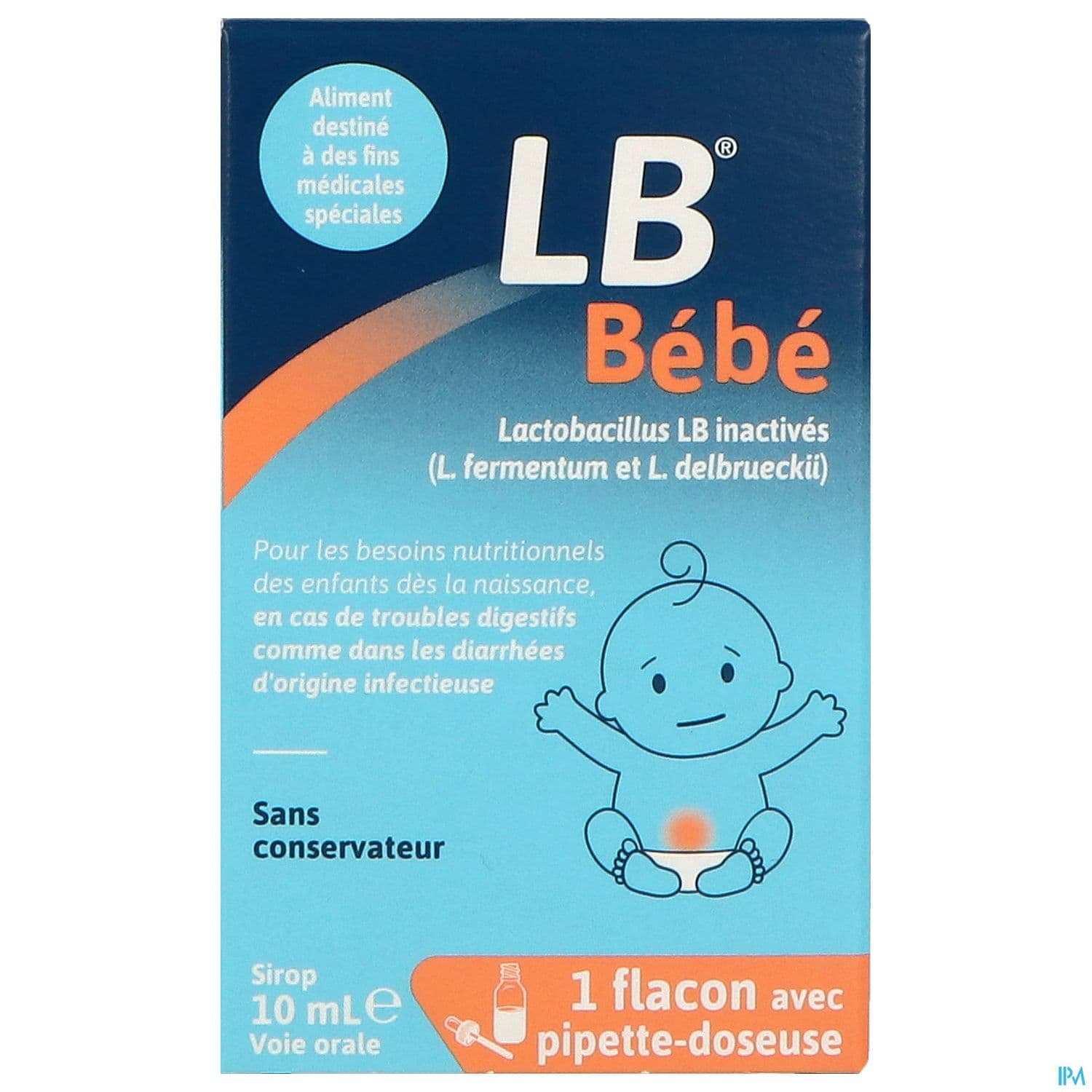 LB BEBE SIROP AV/PIPETTE 10ML