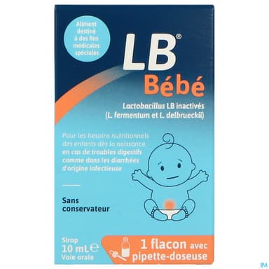 LB BEBE SIROP AV/PIPETTE 10ML