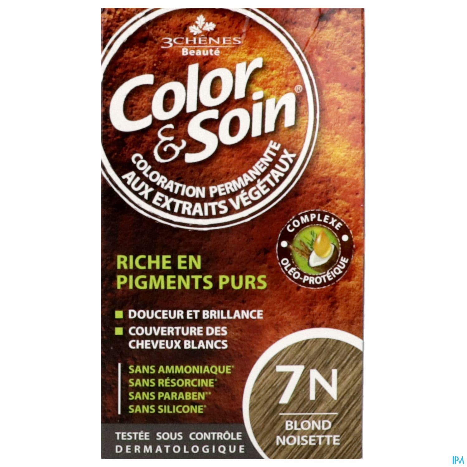 3 CHENES COLOR/SOIN BL NOISETTE 7N