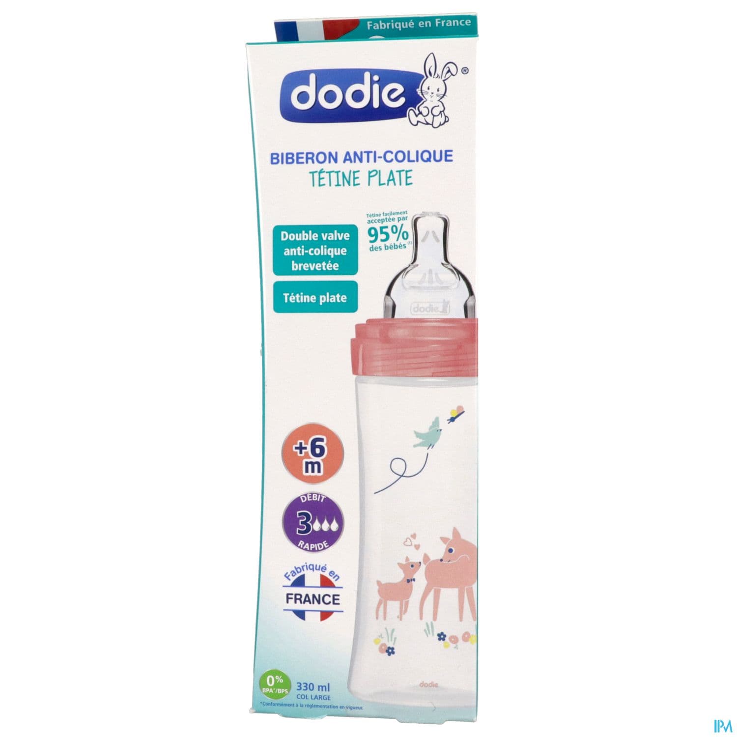 Dodie Sensation+ Biberon Anticolique Jardin +6mois 330ml