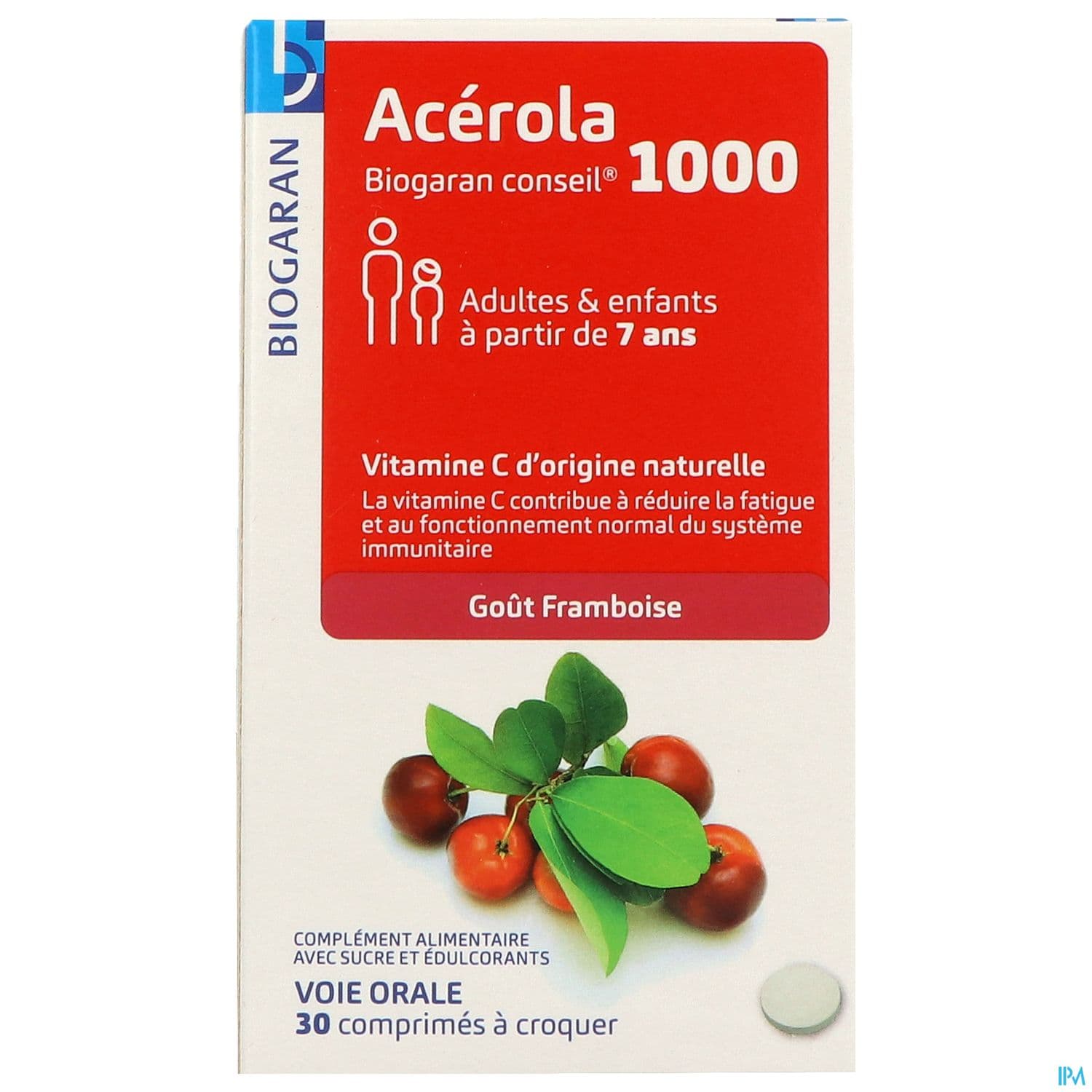 Acerola Biogaran Conseil 1000mg Comprime A Croquer 30