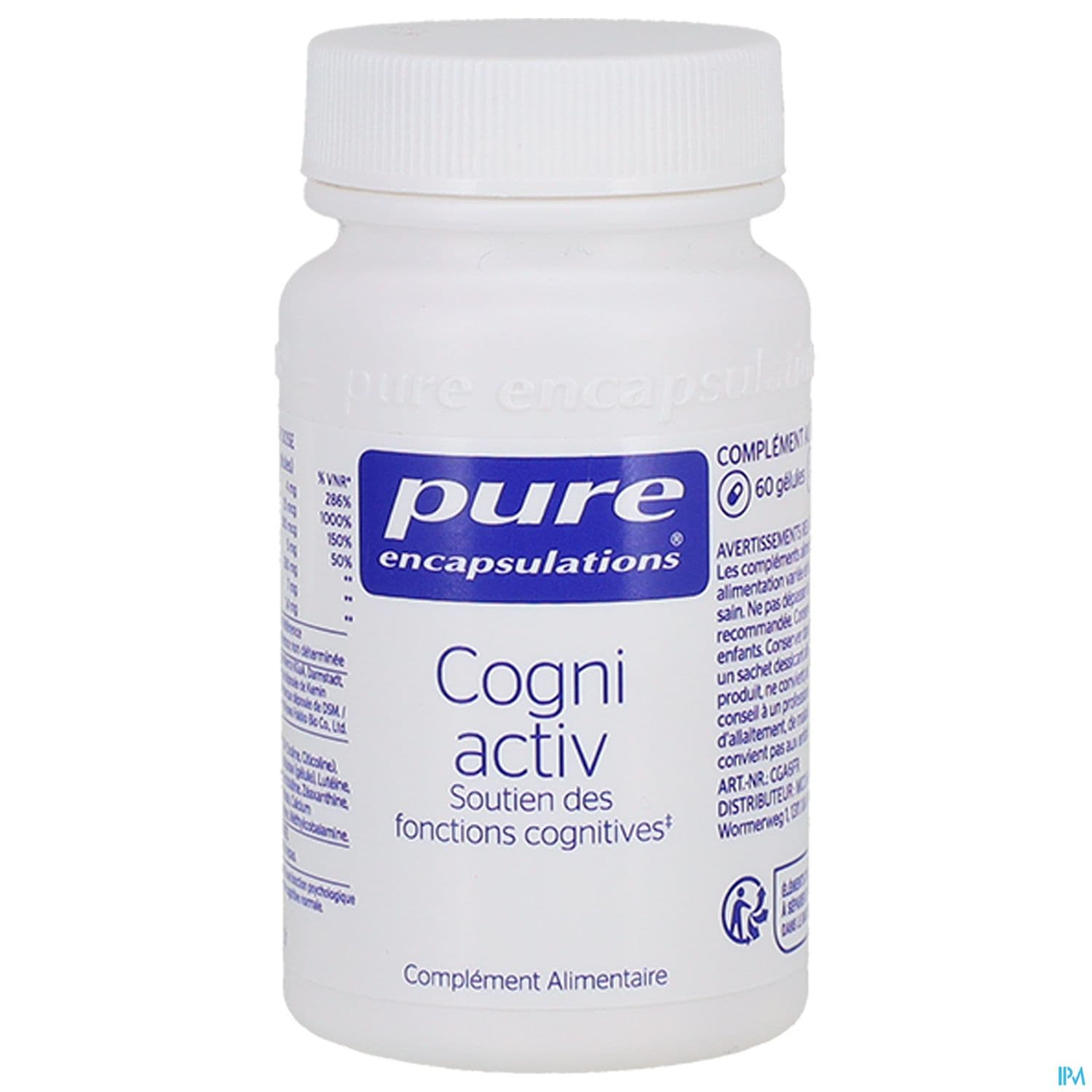 PURE ENCAPSULAT COGNI ACTIV CAPS60