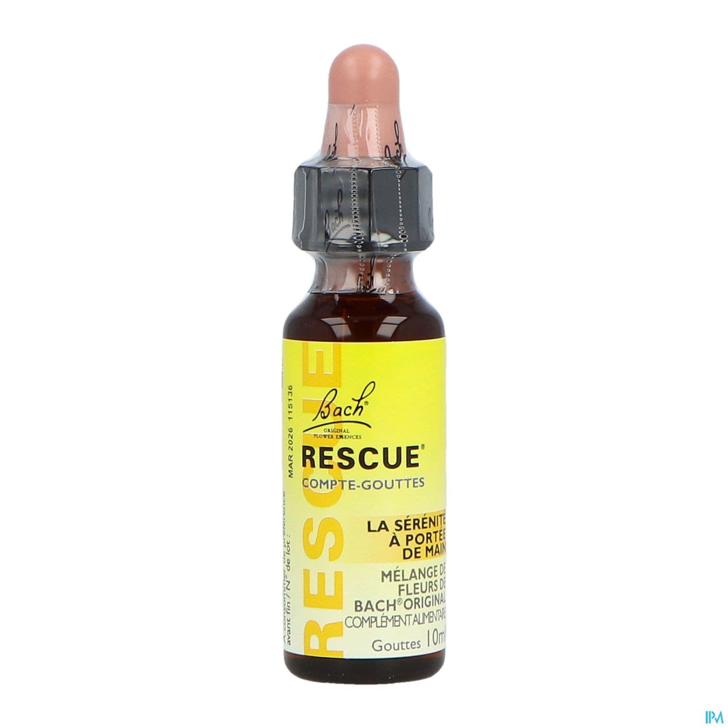 Rescue Bach Compte Gouttes 10ml