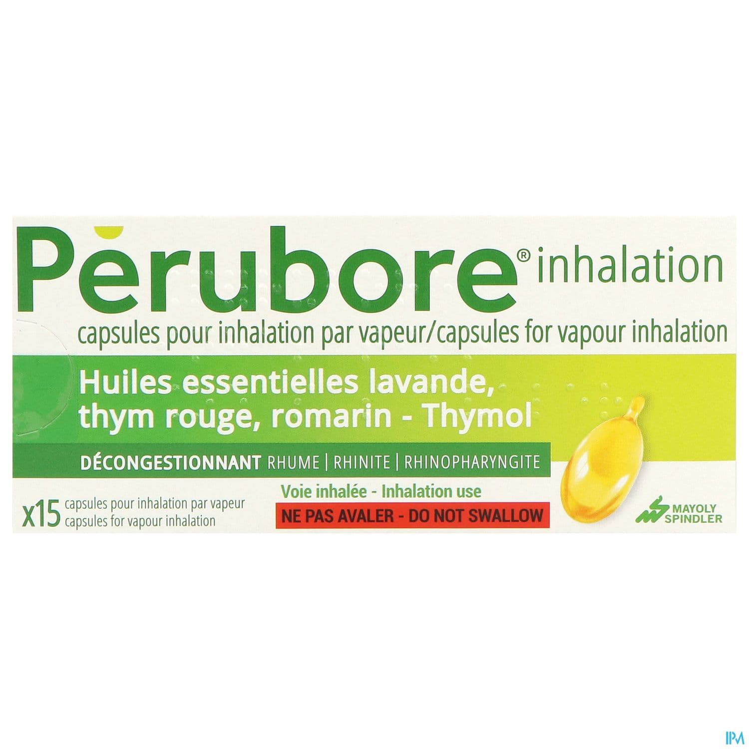PERUBORE INHALATION CAPS 15