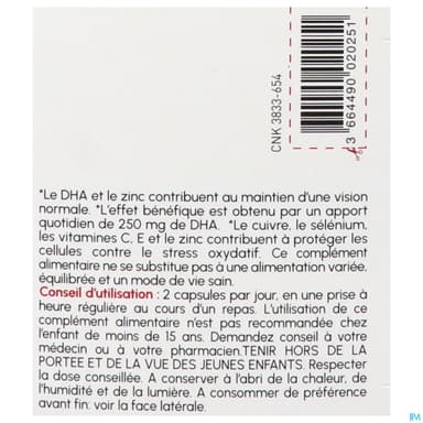 NATUROPHTA MACULA CAPSULE 180